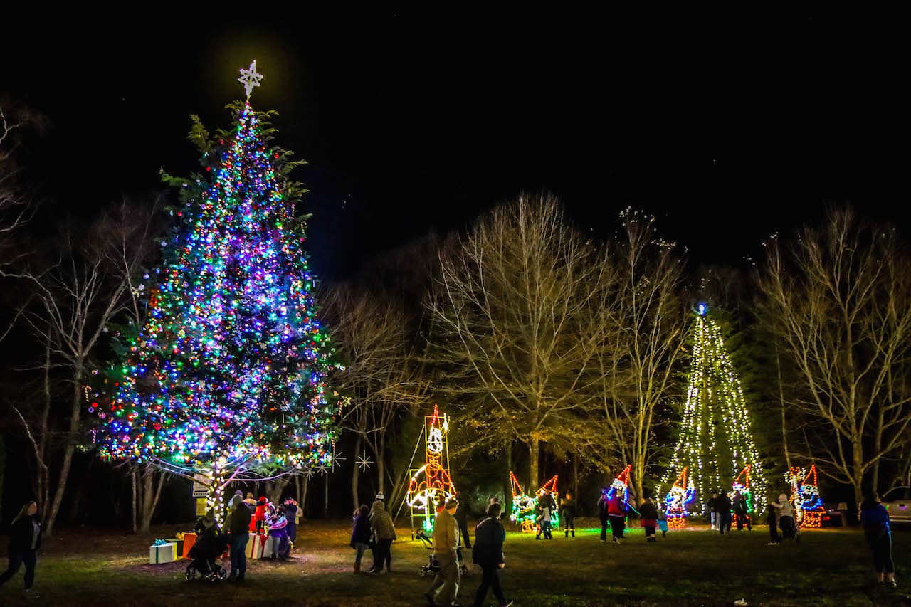 Christmas in Helen GA- Lighting of the Square