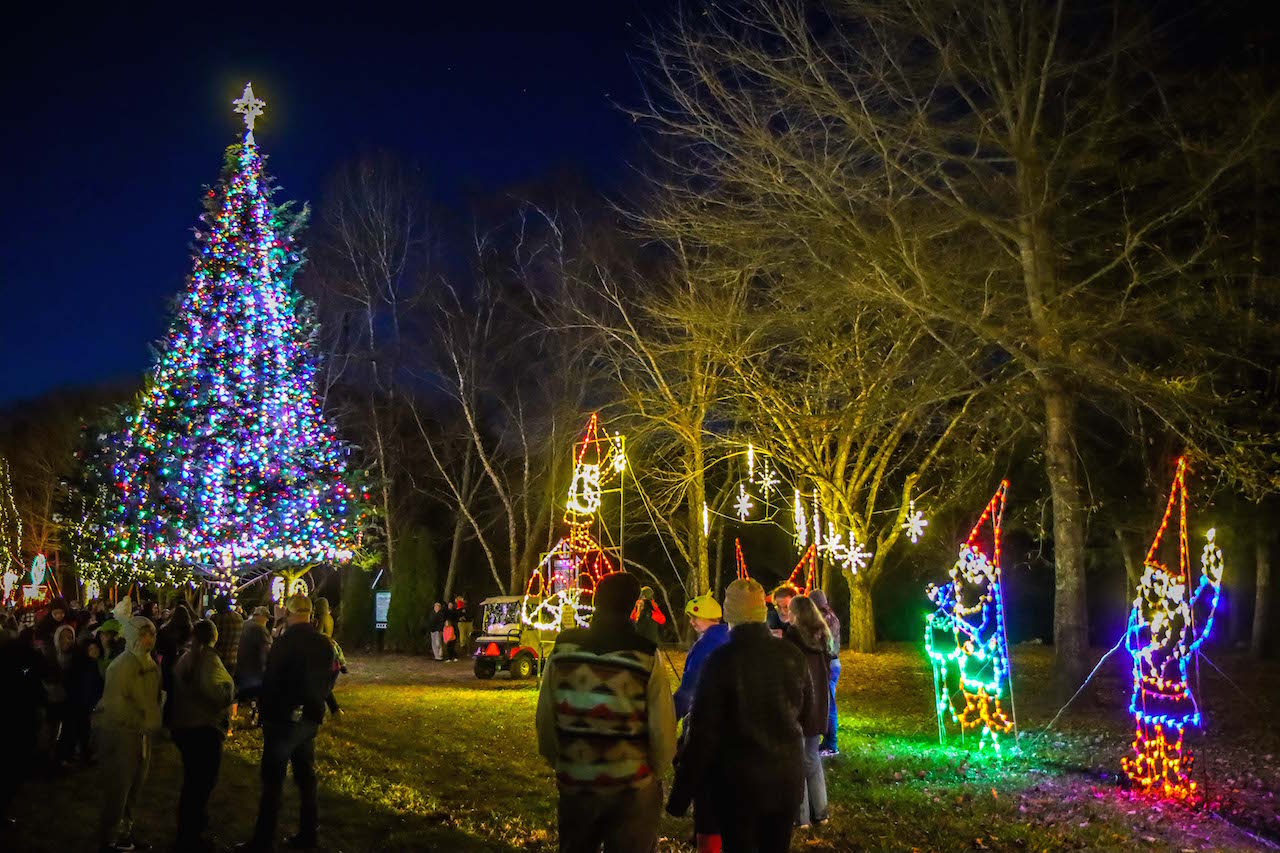 Christmas in Helen GA- Lighting of the Village