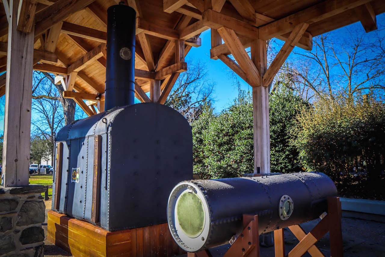 The 1875 Chestatee River Diving Bell in Dahlonega GA