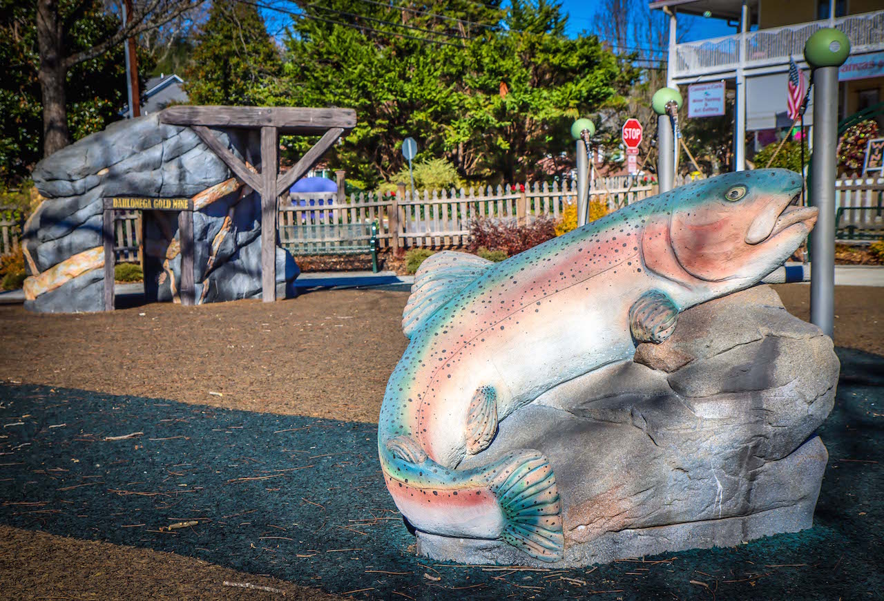 Trout at Hancock Park Playground