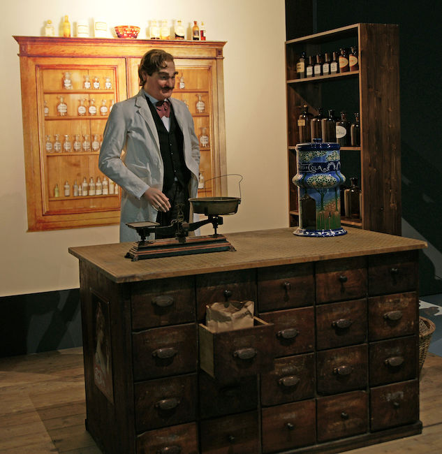 Caleb Bradham Pepsi exhibit at Historical Museum Bern in New Bern NC