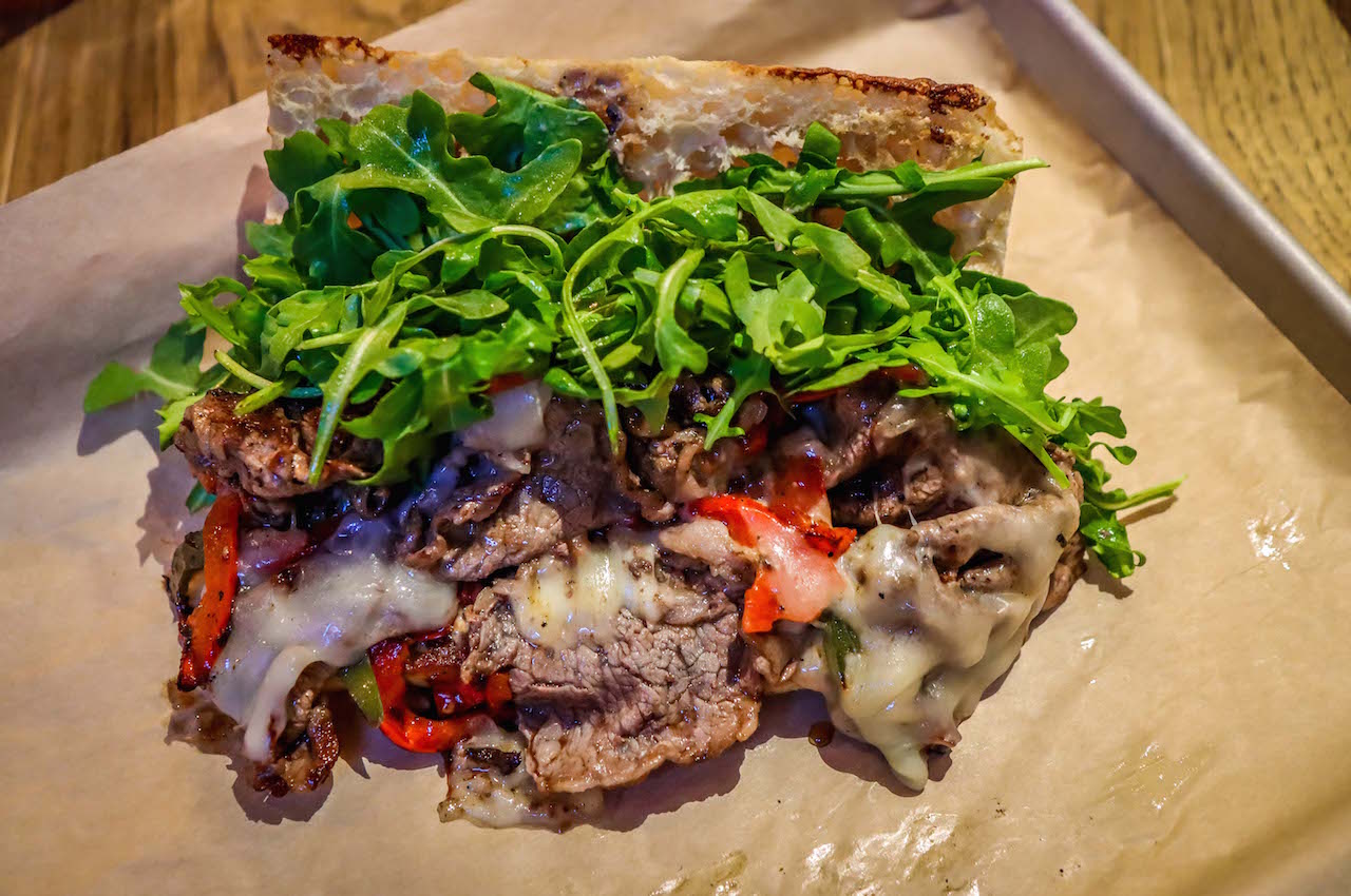 Beef Tenderloin Sandwich at Hellbender Restaurant in Blowing Rock NC