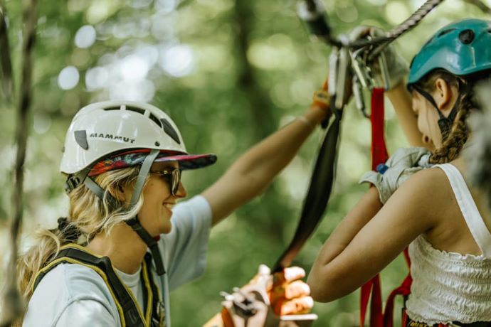 Hawksnest Zipline near Boone NC