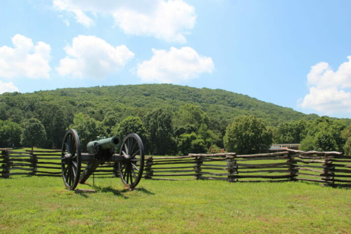 Civil War cannons at Kennesaw Mountain National Battlefield Park
