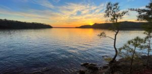 Carters Lake GA Sunset