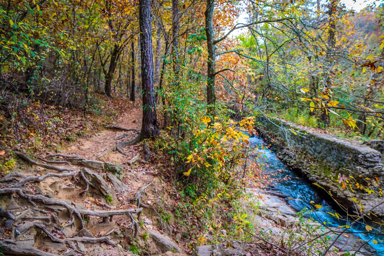 Ruins of the Cherokee Cotton Mills Raceway at Olde Rope Mill Park