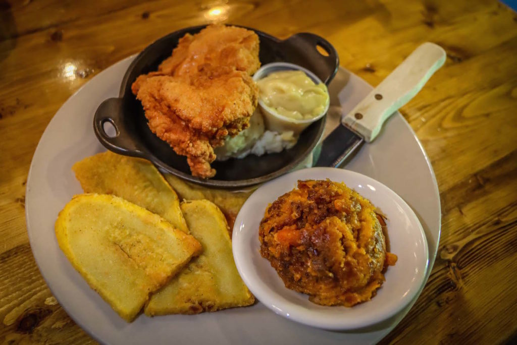 Fried Chicken at Blue Rooster Southern Grill in Waynesville NC