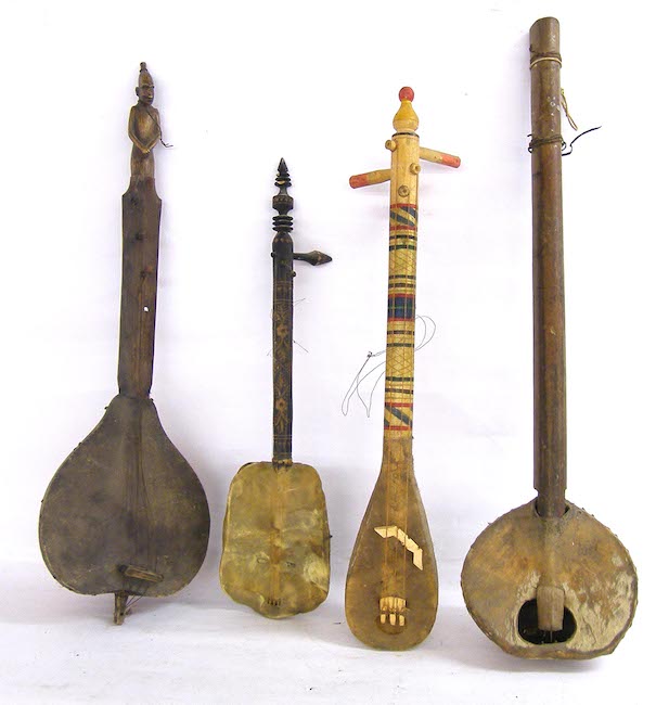 Early 20th Century African Gourd Banjos