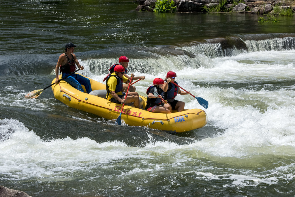 white water rafting Smoky Mountains -Raft on the Ocoee River