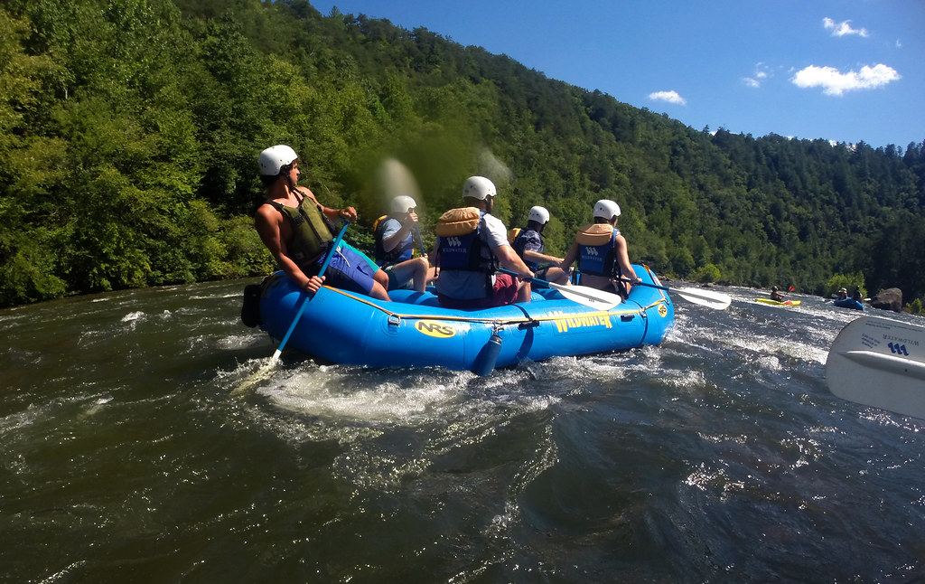 Raft on the Ocoee River - whitewater in Georgia