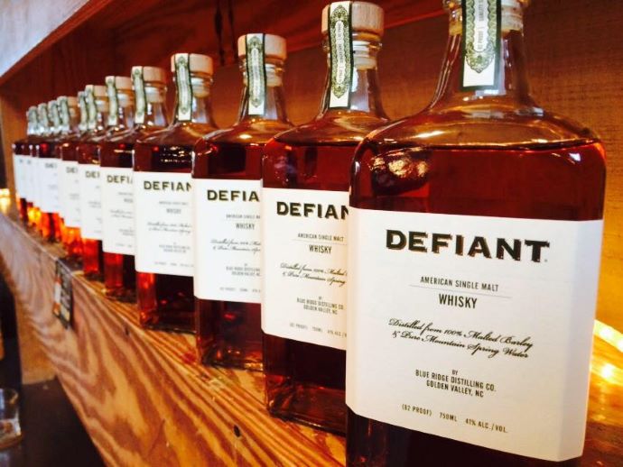 Defiant Whisky distillery - North Carolina whiskey