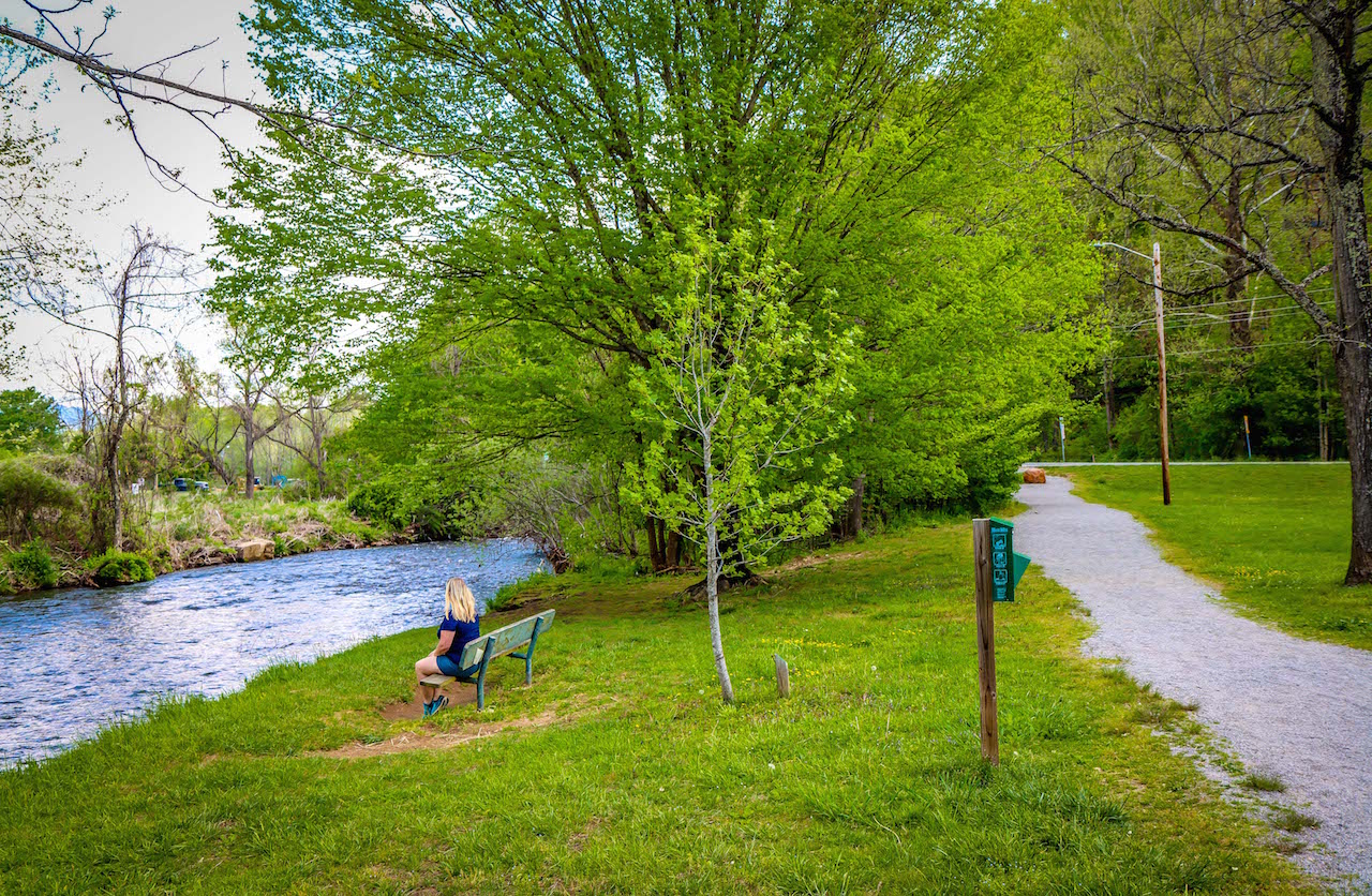 Waynesville Greenway Park in Waynesville NC