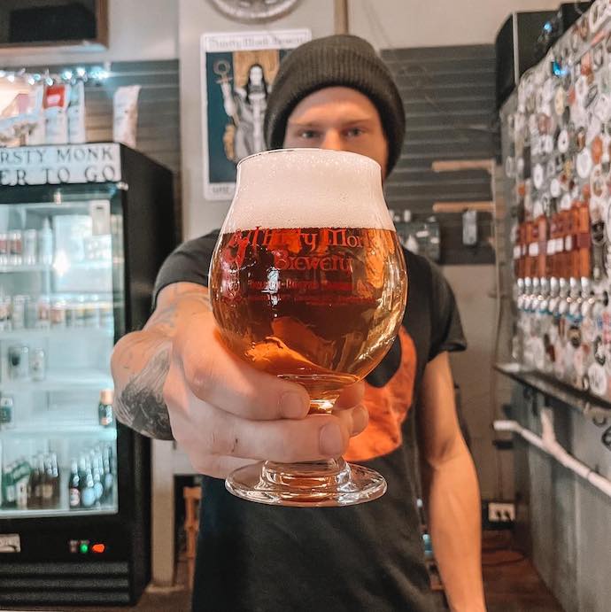Best Asheville Breweries - Thirsty Monk