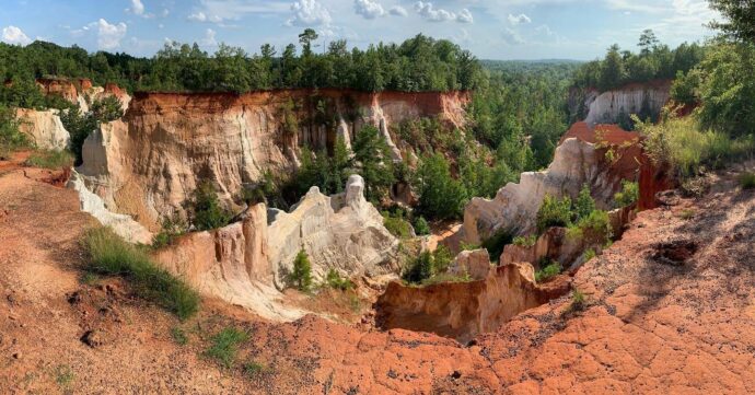 Providence Canyon State Park in Lumpkin GA, one of the best day trips from Atlanta