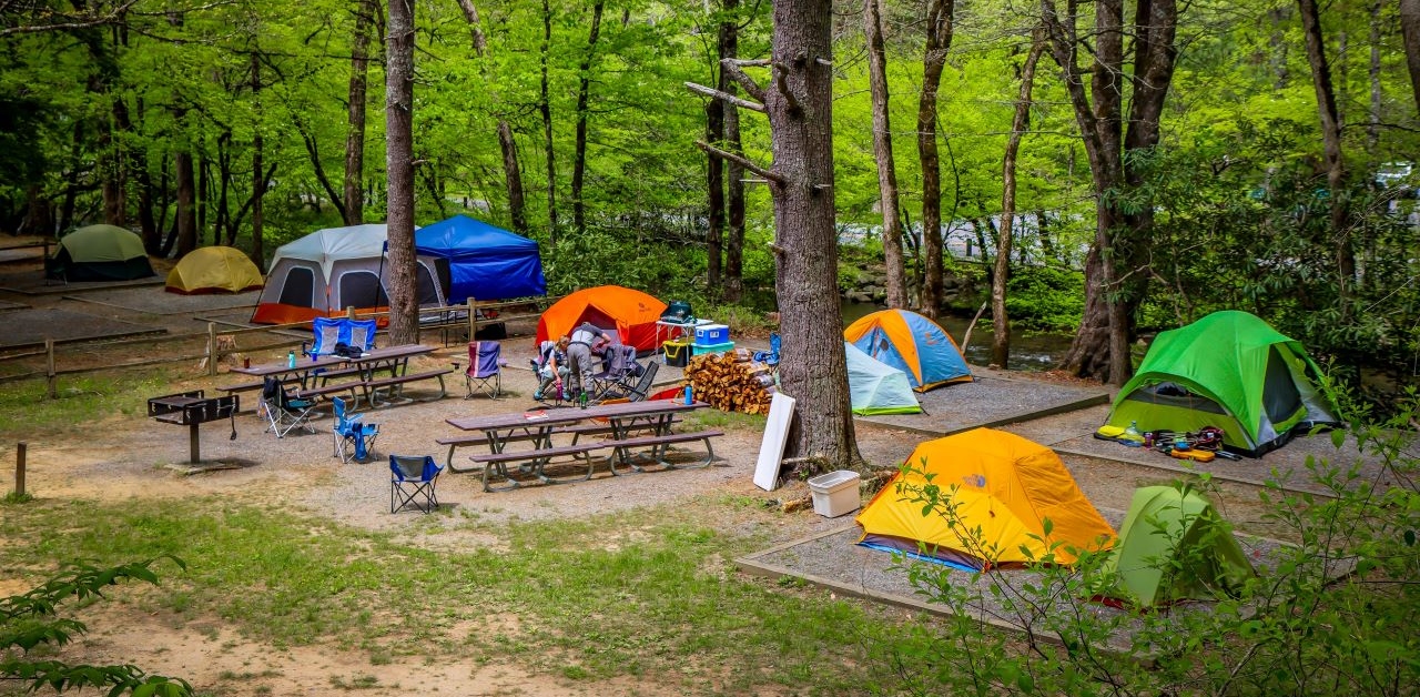 Deep Creek Campground in Bryson City NC by Bret Love & Mary Gabbett