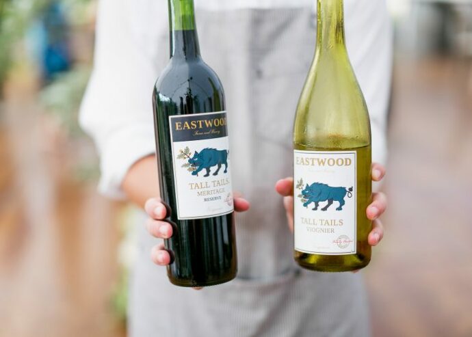 Charlottesville Wineries -Wine bottles from Eastwood Farm and Winery