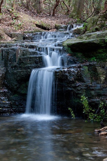 Waterfall at F.D. Roosevelt State Park in Pine Mountain GA