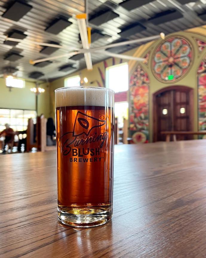 Mills River brewery - Burning Blush Brewery