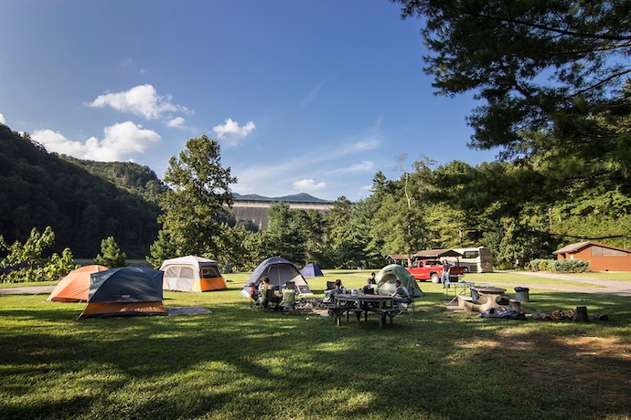 Camping in the Smokies- Fontana Village Campground