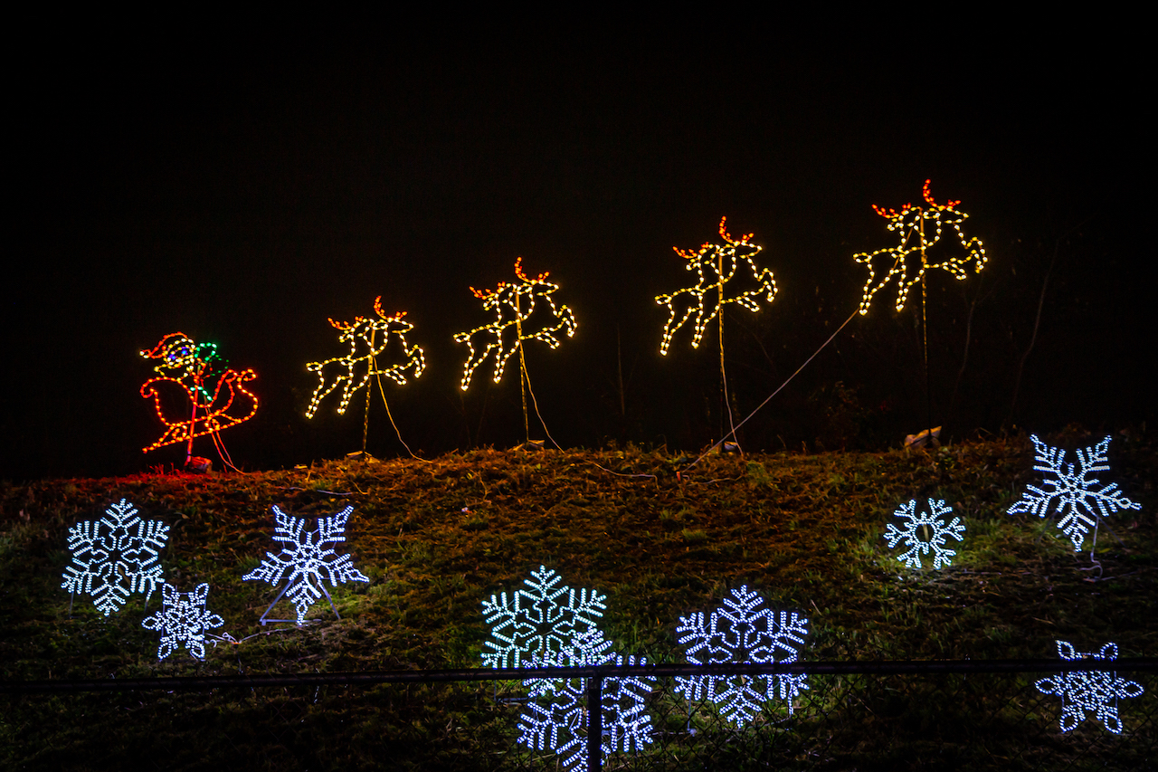 Santa at ATL Holiday Lights