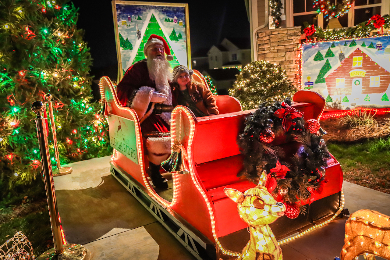 Christmas Town USA Santa Claus in McAdenville NC