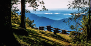 Black Rock Mountain in the Blue Ridge Mountains of Georgia