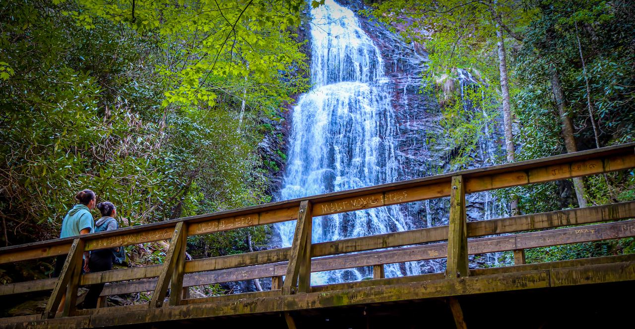 Mingo Falls in Cherokee NC