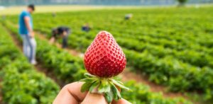 Strawberry Picking in Georgia