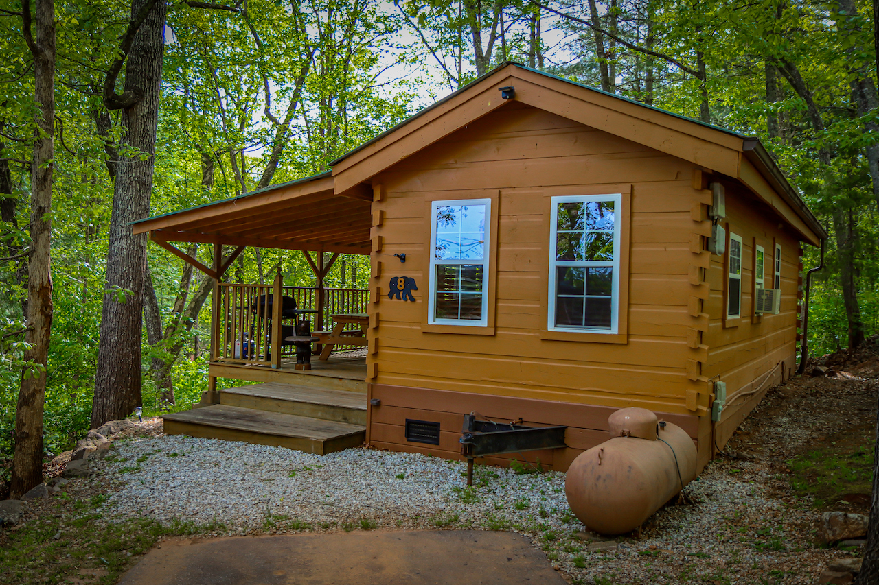 Exterior of Franklin NC Cabin Rentals at High Country Haven