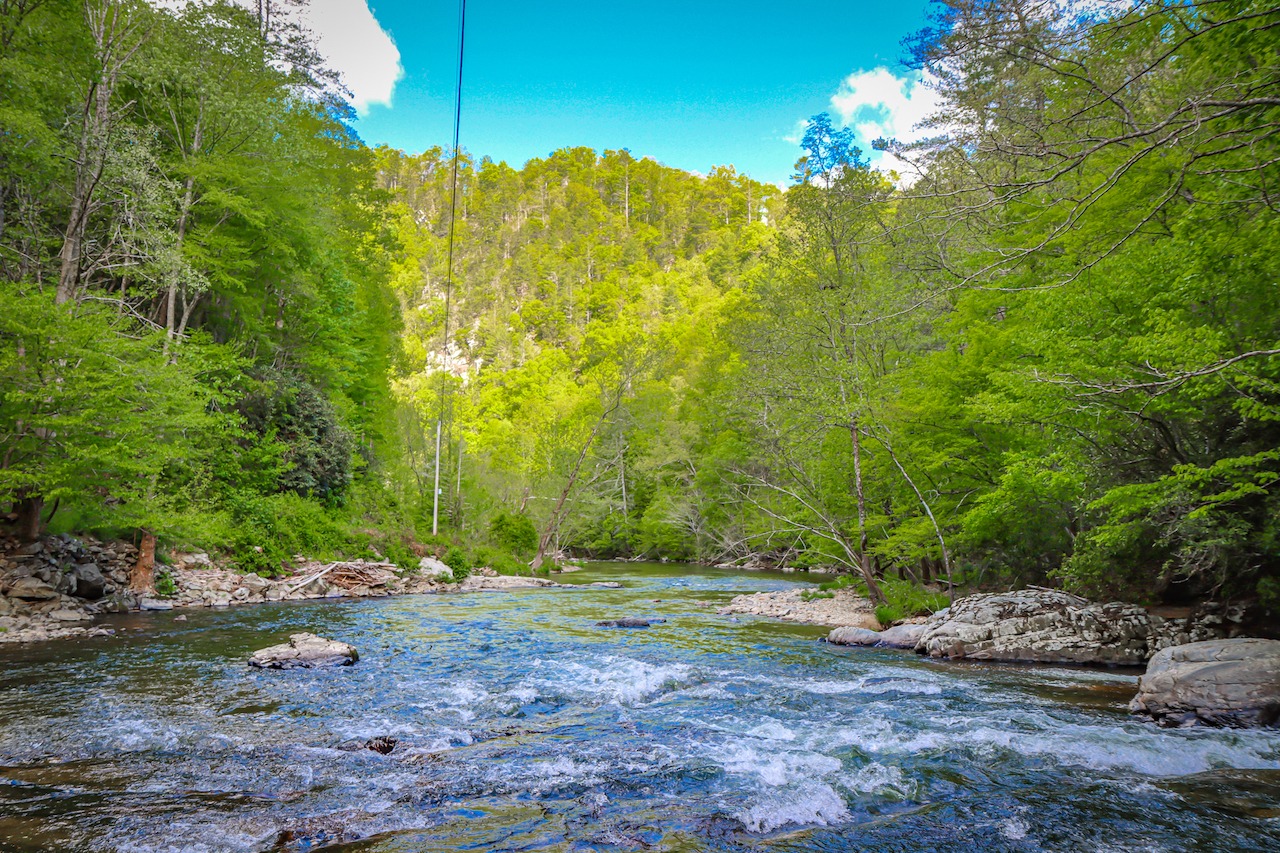 Hiking the Laurel River Trail in Hot Springs NC