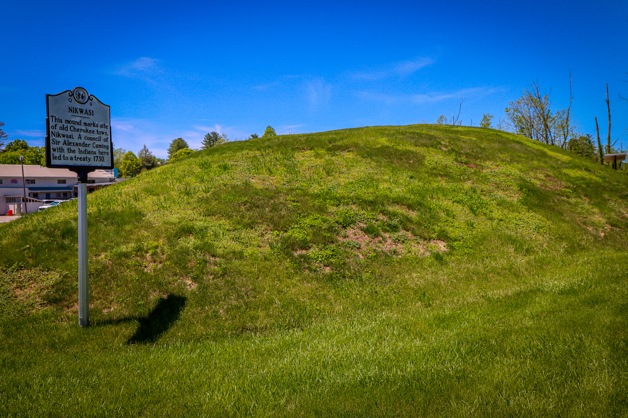 Nikwasi Mound in Franklin NC