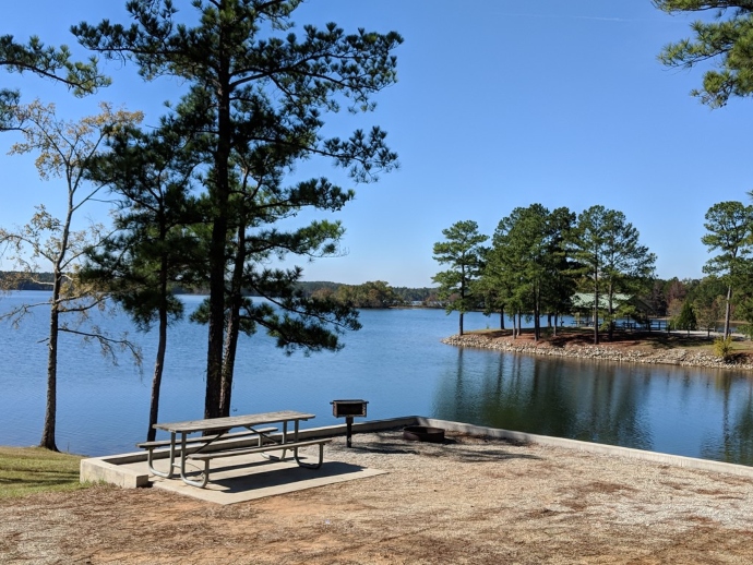 Dames Ferry Park , camping in ga