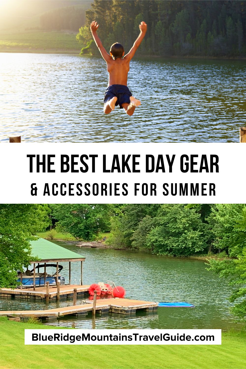 A guide to the Best Lake Day Gear and Lake Accessories for Summer, from grills and cooler bags to sunglasses, swimsuits, water shoes, and more.