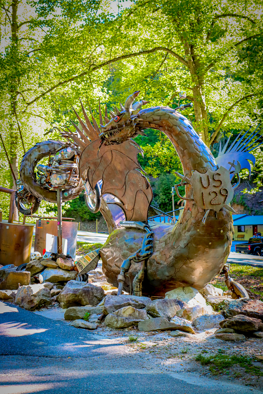 Riding the Tail of the Dragon in Robbinsville NC