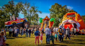 Kids Play Area at the Georgia Apple Festival in Ellijay GA