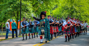 Scottish Pipe Band at Appalachian Scots-Irish Festival in Blairsville GA
