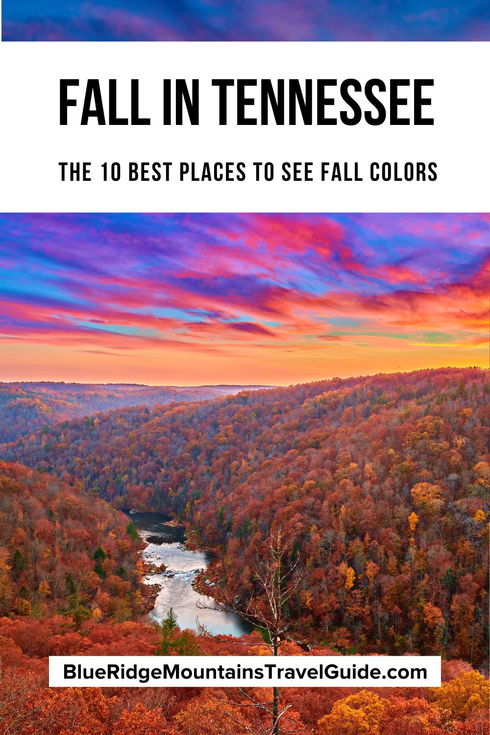 The 15 Best Places to See Fall in Tennessee including fall foliage in Gatlinburg, Chattanooga, Nashville, Memphis and more! | fall tennessee | tennessee in fall | gatlinburg tn in fall | tennessee fall colors | fall colors in tennessee | tennessee fall foliage | fall foliage in tennessee | when do the leaves change in tennessee | october in tennessee | things to do in gatlinburg in october | chattanooga in fall | tennessee in fall | things to do in tennessee in october | autumn in tennessee |