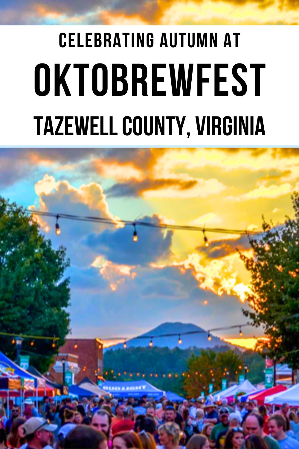 Our in-depth guide to Oktobrewfest in Tazewell VA including the best things to do at this unique celebration of the best of fall in Virginia. | Brewfest | tazewell county | southwest virginia | tazewell virginia | tazewell county va | tazewell county virginia | virginia festivals | virginia fall festivals | oktoberfest virginia | virginia octoberfest | things to do in tazewell va | Back of the Dragon |