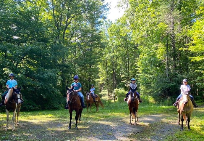 Horseback Riding near Hendersonville NC - Shoal Creek Farm NC