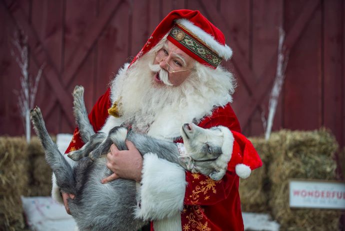 Christmas at the farm with Appalachian Santa