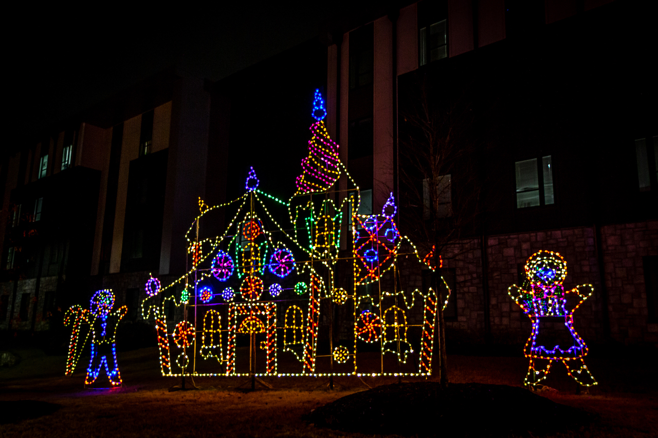 Gingerbread House at Lights of Life in MArietta GA