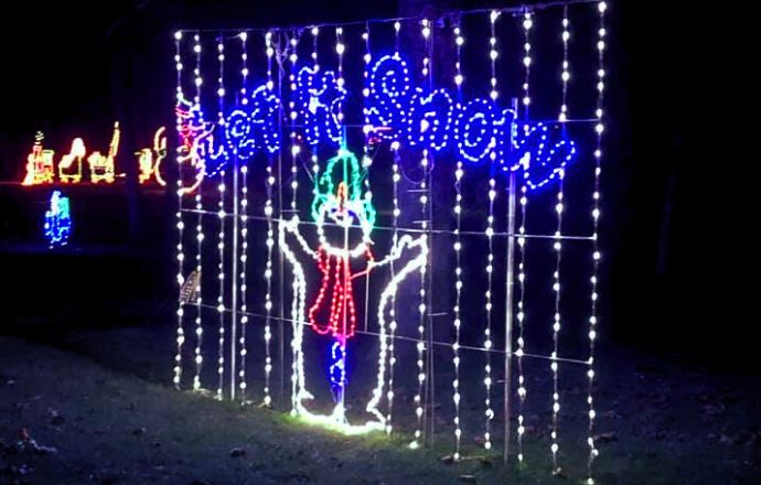 Lights at The Cove at Concord Park Knoxville TN Christmas
