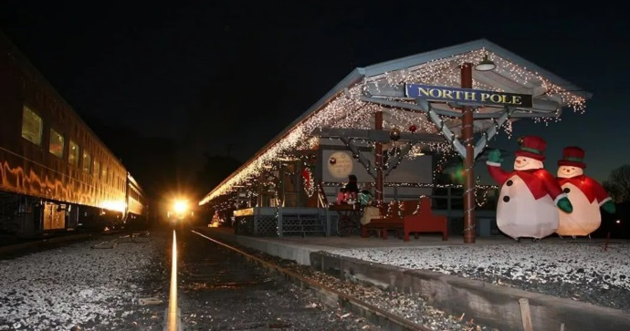 Christmas in Chattanooga TN - North Pole Limited Train Ride