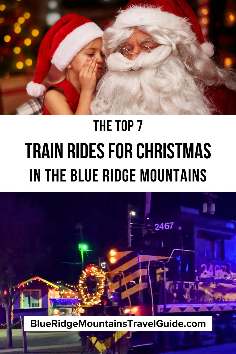 The 7 Best Train Rides for Christmas in the Blue Ridge Mountains Blue