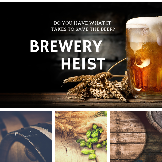 escape room NC Brewery Heist