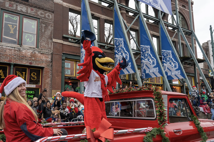 Beale Street Holiday Parade in Memphis TN