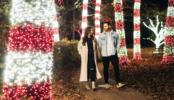 Cheekwood Estate & Gardens Holiday Lights in Nashville TN