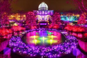 Christmas events in Richmond Virginia - Dominion Energy GardenFest of Lights at Lewis Ginter Botanical Garden