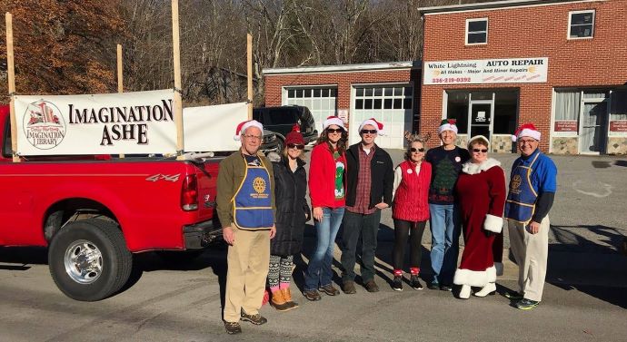 North Carolina Christmas Parade in West Jefferson