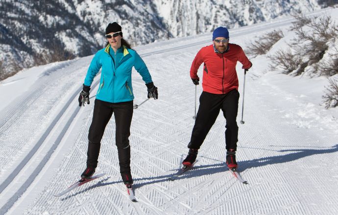 Cross Country Skiing during Winter in Gatlinburg TN